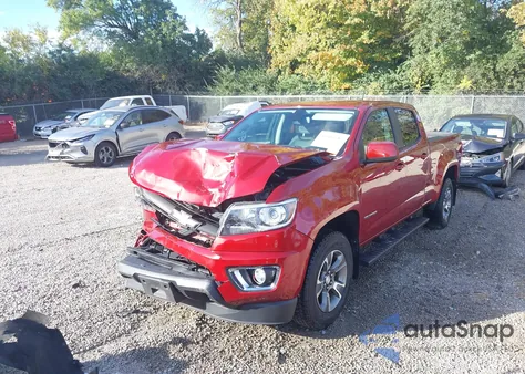 2016 Chevrolet Colorado Z71 from USA, damaged, VIN 1GCGTDE36G1278650
